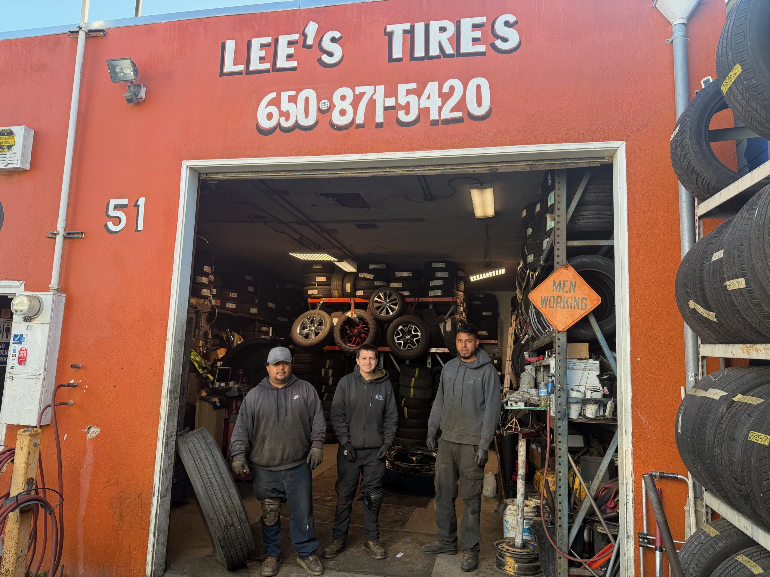 Lee’s Tire Service Location in South San Francisco